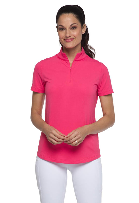 Ibkül - Short Sleeve Mock Neck - 87000 - LE CAPITAINE D'A BORD