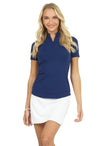 Ibkül - Short Sleeve Mock Neck - 87000 - LE CAPITAINE D'A BORD