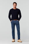 Meyer - Jeans Chicago 4547 - Indigo-Tan/45 - LE CAPITAINE D'A BORD