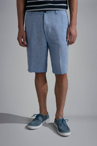 Paul & Shark - Bermudas 100% lin - LE CAPITAINE D'A BORD
