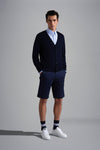 Paul & Shark - Cardigan à boutons de laine extra fine Summer Wool - LE CAPITAINE D'A BORD