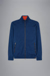 Paul & Shark - Cardigan zip de laine avec bordures de cuir - LE CAPITAINE D'A BORD