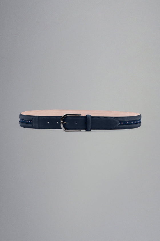 Paul & Shark - Ceinture de cuir avec drapeaux nautiques - LE CAPITAINE D'A BORD