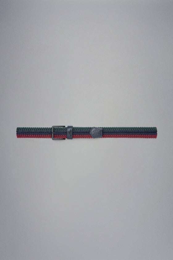 Paul & Shark - Ceinture tressée élastique multicolore - LE CAPITAINE D'A BORD