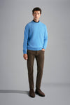 Paul & Shark - Chandail col rond de laine Shetland Eco-Wool - LE CAPITAINE D'A BORD