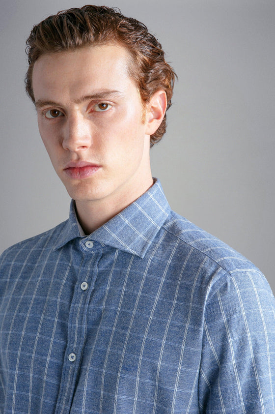 Paul & Shark - Chemise de flanelle carreaux - J Fit - LE CAPITAINE D'A BORD