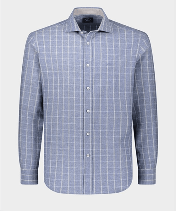 Paul & Shark - Chemise de flanelle carreaux - J Fit - LE CAPITAINE D'A BORD