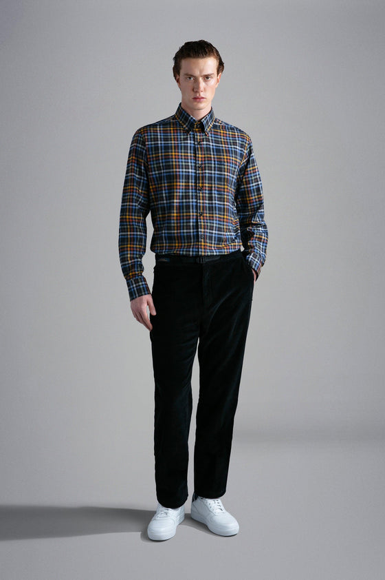 Paul & Shark - Chemise de flanelle carreaux - LE CAPITAINE D'A BORD