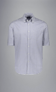  Paul & Shark - Chemise manches courtes à carreaux de coton - LE CAPITAINE D'A BORD