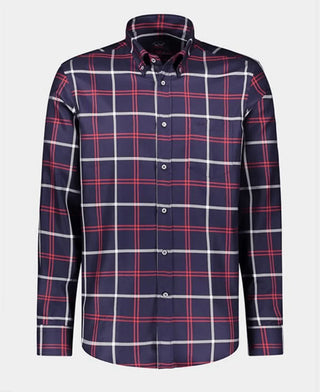 Paul & Shark - Chemise manches longues carreaux coton Silver Collection - LE CAPITAINE D'A BORD