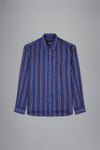 Paul & Shark - Chemise manches longues rayée de coton Silver Collection - LE CAPITAINE D'A BORD