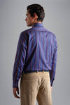 Paul & Shark - Chemise manches longues rayée de coton Silver Collection - LE CAPITAINE D'A BORD