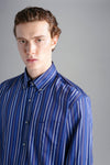 Paul & Shark - Chemise manches longues rayée de coton Silver Collection - LE CAPITAINE D'A BORD