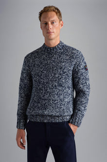  Paul & Shark - Col rond grosse maille Fisherman - LE CAPITAINE D'A BORD
