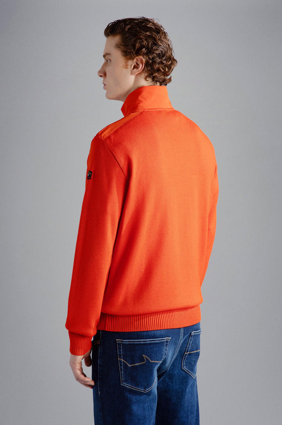 Paul & Shark - Col zip de laine avec appliqués de nylon - LE CAPITAINE D'A BORD