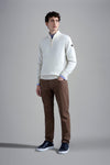 Paul & Shark - Col zip de laine Shetland Eco-Wool - LE CAPITAINE D'A BORD