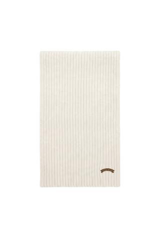 Paul & Shark - Wool knit scarf with badge