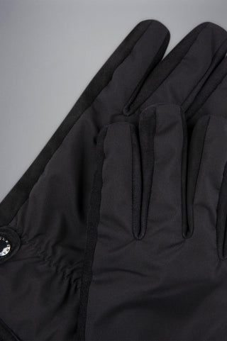 Paul & Shark - Gants de cuir et tissu Typhoon Platinum - LE CAPITAINE D'A BORD