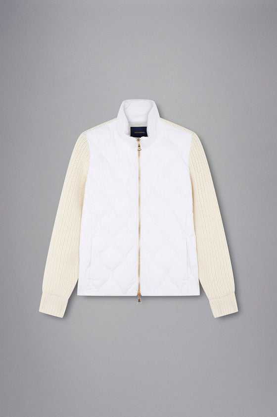 Paul & Shark Ladies - Blouson de duvet avec manches en laine pour femme - LE CAPITAINE D'A BORD