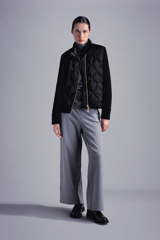 Paul & Shark Ladies - Blouson de duvet avec manches en laine pour femme - LE CAPITAINE D'A BORD