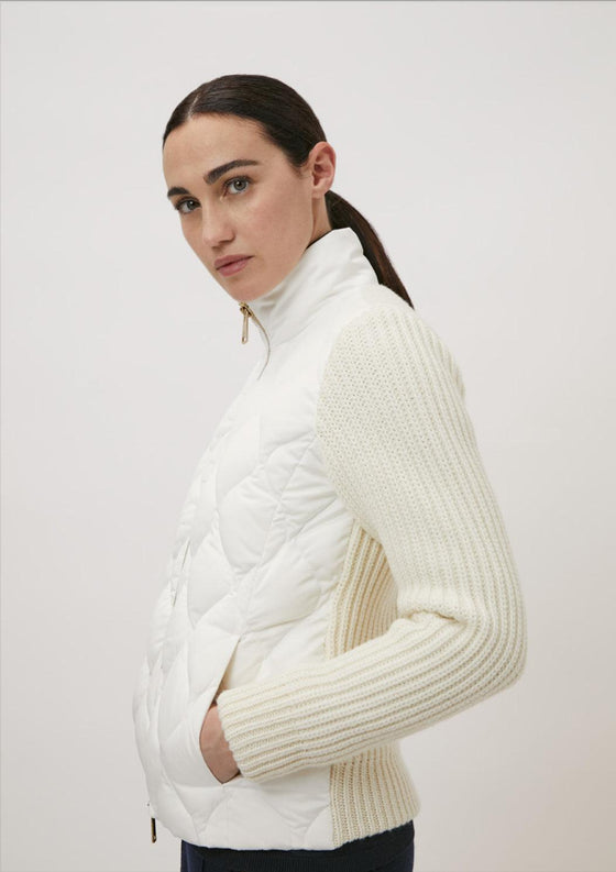 Paul & Shark Ladies - Blouson de duvet avec manches en laine pour femme - LE CAPITAINE D'A BORD