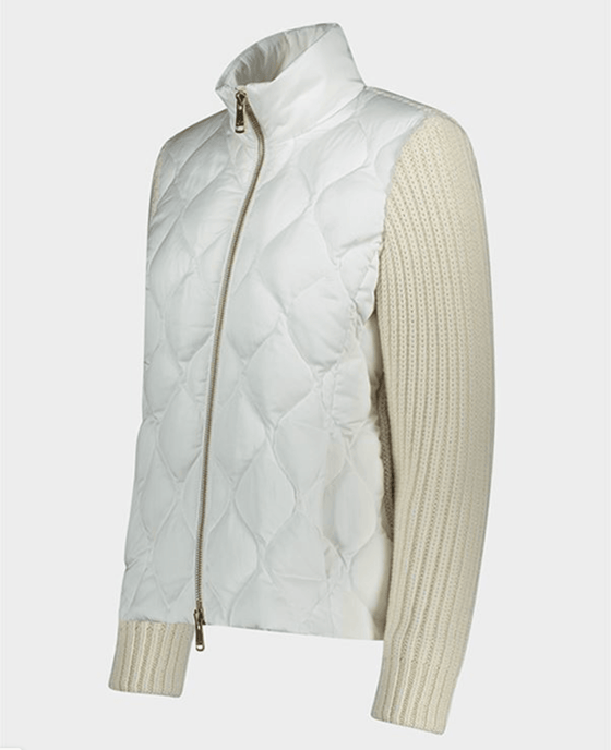 Paul & Shark Ladies - Blouson de duvet avec manches en laine pour femme - LE CAPITAINE D'A BORD