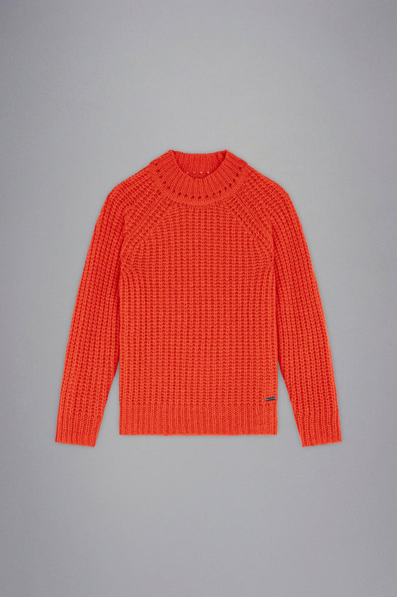 Paul & Shark Ladies - Chandail col rond d'alpaga et laine pour femme - LE CAPITAINE D'A BORD