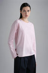 Paul & Shark Ladies - T-shirt manches longues de coton avec requin Swarovski pour femme - LE CAPITAINE D'A BORD