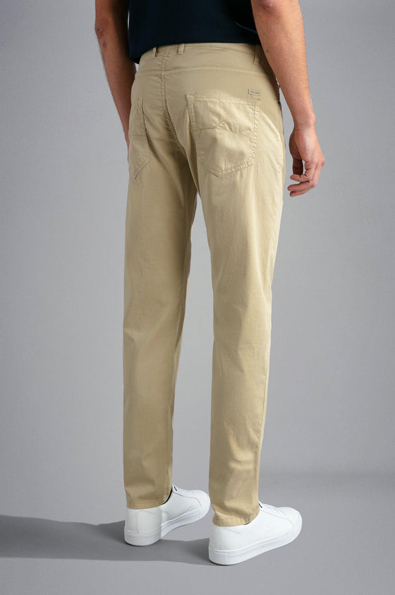 Paul & Shark - Pantalon 5 poches de soie et coton - LE CAPITAINE D'A BORD