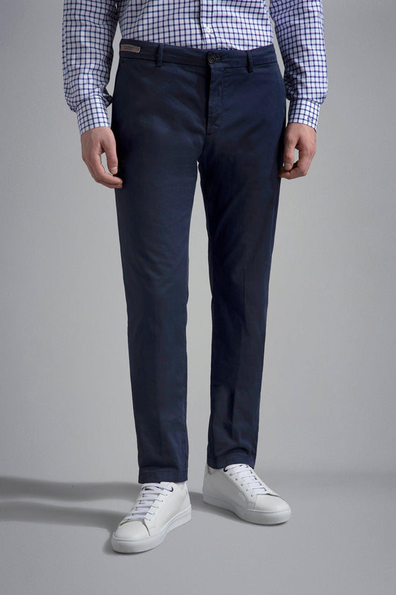 Paul & Shark - Pantalon chino de soie et coton - LE CAPITAINE D'A BORD