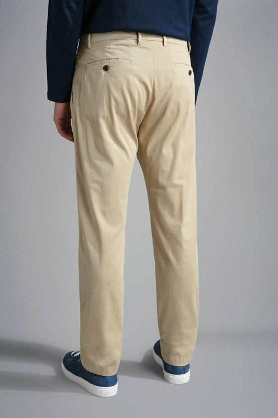 Paul & Shark - Pantalon chino de soie et coton - LE CAPITAINE D'A BORD