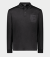 Paul & Shark - Polo manches longues coton Aqua Touch avec poche - LE CAPITAINE D'A BORD