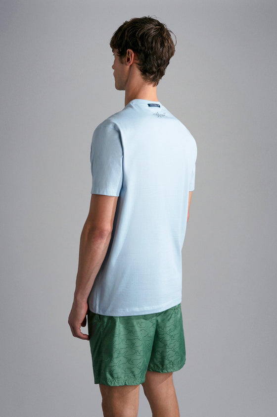 Paul & Shark - T-shirt manches courtes de coton Maiorca "par Bixio" - LE CAPITAINE D'A BORD