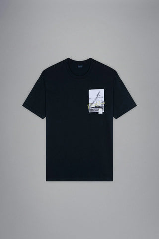 Paul & Shark - T-shirt manches courtes de coton voilier - LE CAPITAINE D'A BORD