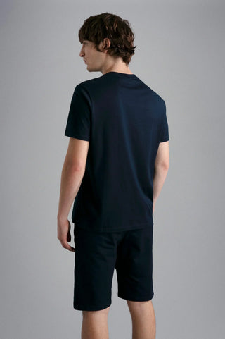 Paul & Shark - T-shirt manches courtes de coton voilier - LE CAPITAINE D'A BORD