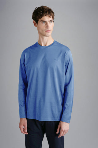 Paul & Shark - T-shirt manches longues de coton Silver Collection - LE CAPITAINE D'A BORD