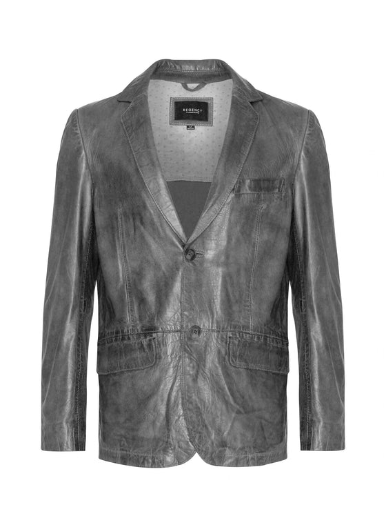 Regency - JOSHUA-N - Leather Blazer - LE CAPITAINE D'A BORD