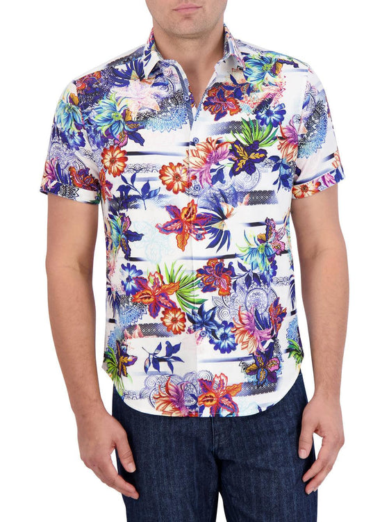 Robert Graham - Chemise manches courtes KENDARI - LE CAPITAINE D'A BORD