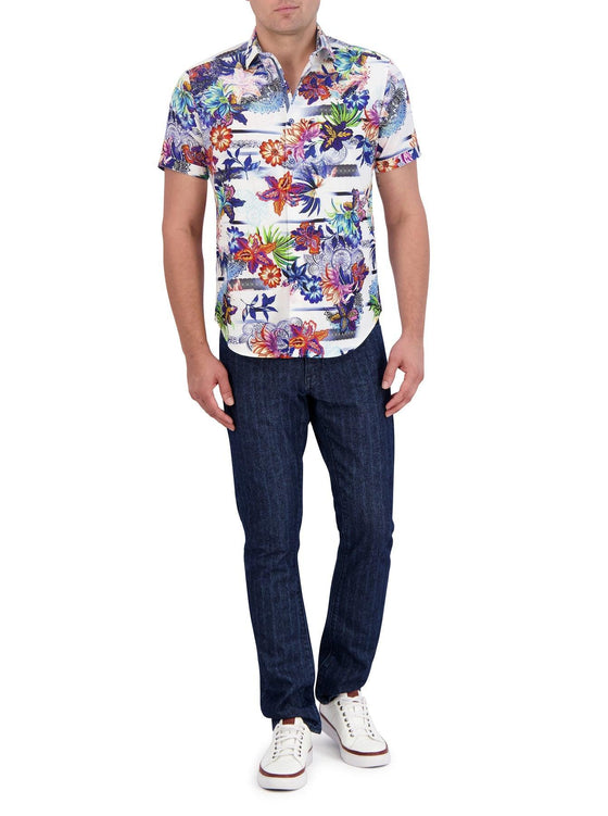 Robert Graham - Chemise manches courtes KENDARI - LE CAPITAINE D'A BORD