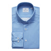Emanuel Berg - Byron - Chemise manches longues à motifs Albini 4Flex - Modern Fit - Bleu