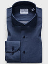Emanuel Berg - Byron - Chemise manches longues unie Albini 4Flex - Modern Fit - Marine