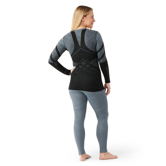 Smartwool - Women's Intraknit Thermal Merino Base Layer Pattern Crew - LE CAPITAINE D'A BORD