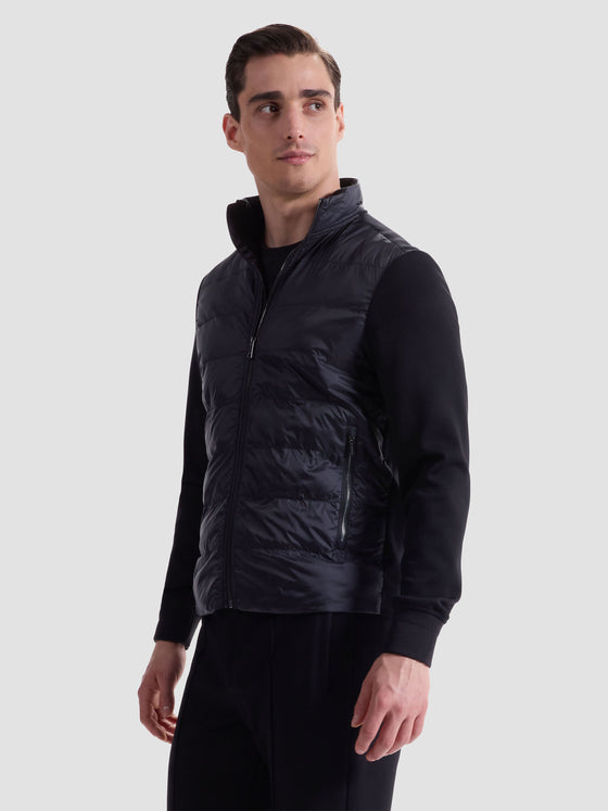 Bugatchi - Cardigan zip matelassé Soft Touch