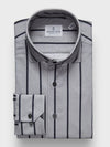 Emanuel Berg - Byron - Chemise manches longues à rayures Albini 4Flex - Modern Fit - Gris
