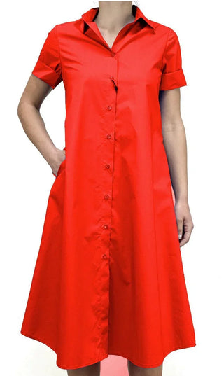 VLT's by Valentina's - 315 - Robe tunique unie de coton - LE CAPITAINE D'A BORD