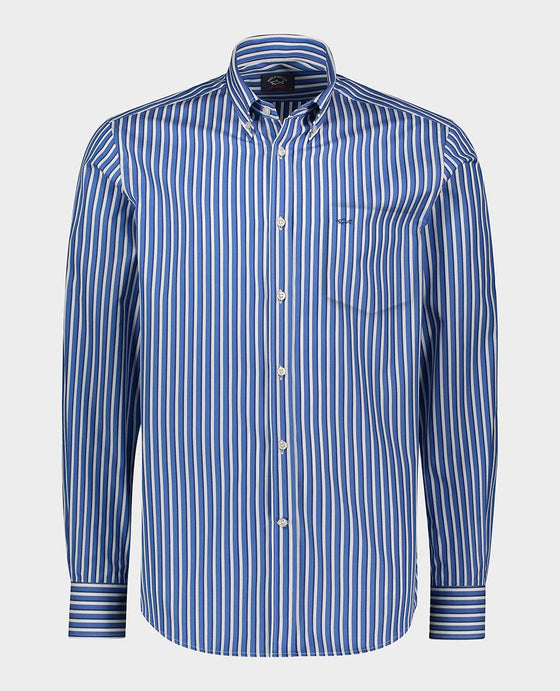 Paul & Shark - Chemise manches longues à rayures - LE CAPITAINE D'A BORD