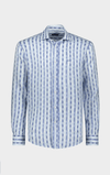 Paul & Shark - Chemise manches longues à rayures de lin - J Fit - LE CAPITAINE D'A BORD