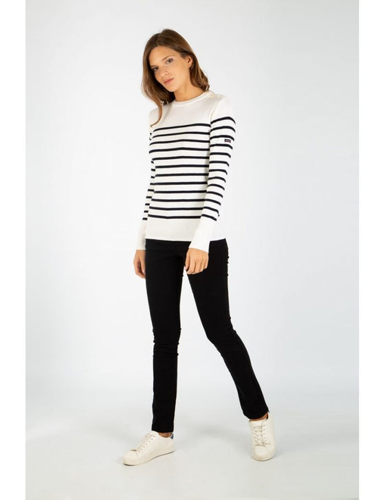 Armor-Lux - Briac - Pull breton de laine à rayures (disponible en plusieurs couleurs - LE CAPITAINE D'A BORD