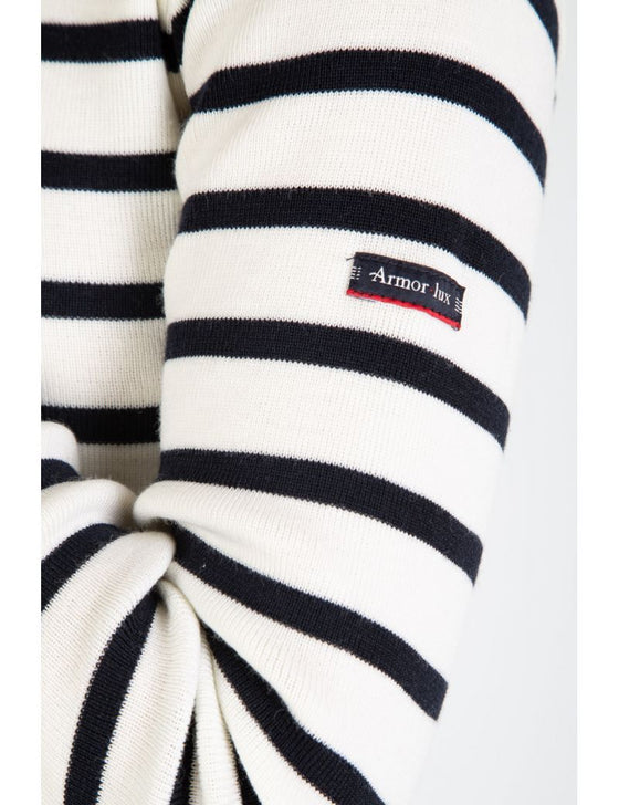 Armor-Lux - Briac - Pull breton de laine à rayures (disponible en plusieurs couleurs - LE CAPITAINE D'A BORD