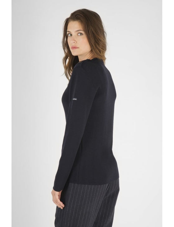 Armor-Lux - Briac - Pull breton de laine - Marine - LE CAPITAINE D'A BORD